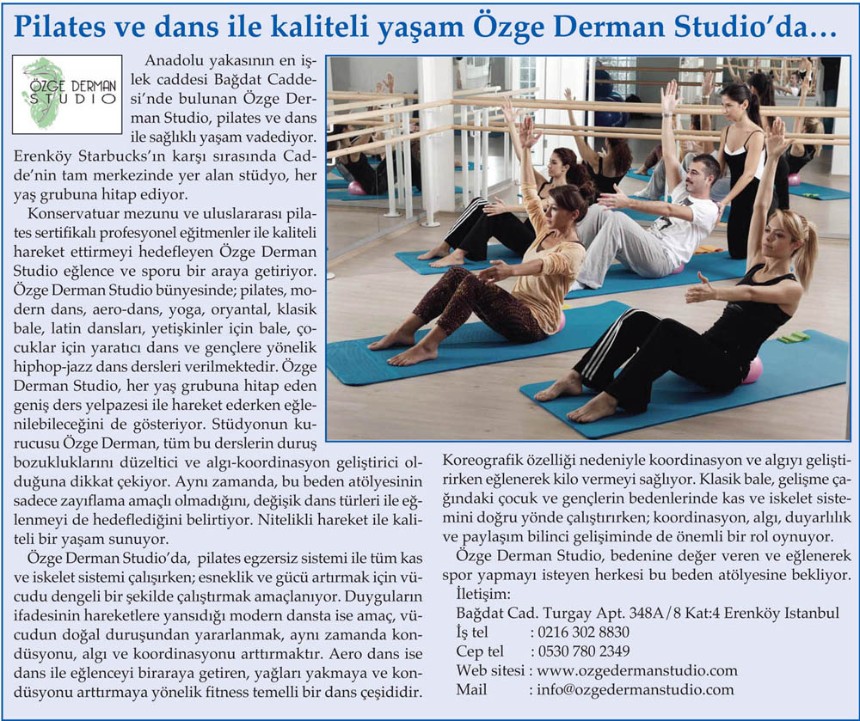ozge derman studio pilates
